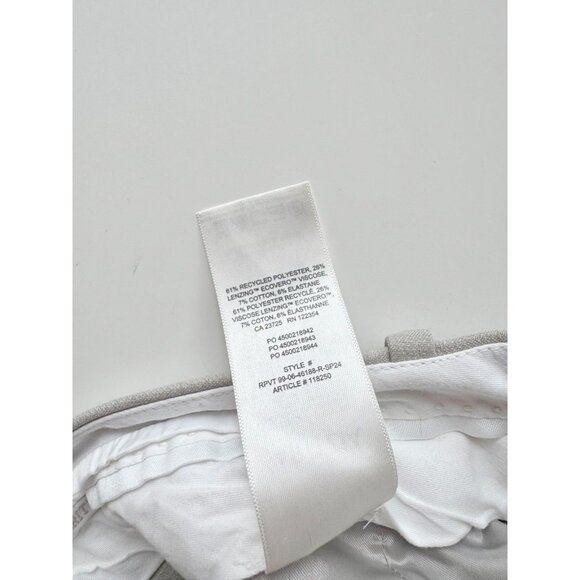 Aritzia WILFRED Effortless Grey Taupe Suiting Wide Leg Pleated Pants, Size 6 - Picture 7 of 12